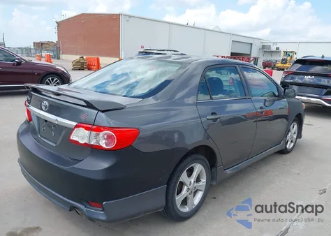2011 Toyota Corolla S from USA, damaged, VIN 2T1BU4EE3BC617264